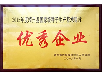 國家級種子生產(chǎn)基地建設(shè)優(yōu)秀企業(yè)
